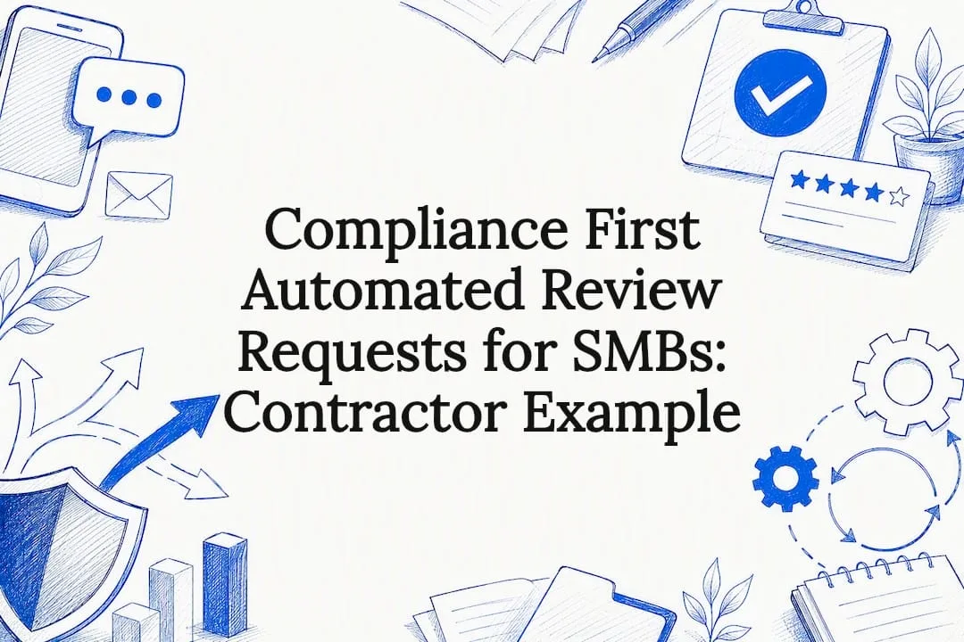 Automated review request title card