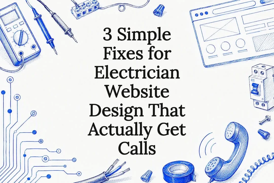 3 Simple Fixes for Electrician Website Design That Actually Get Calls