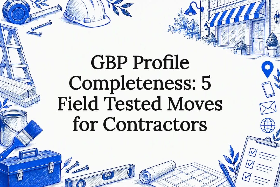 GBP Profile Completeness: 5 Field Tested Moves for Contractors