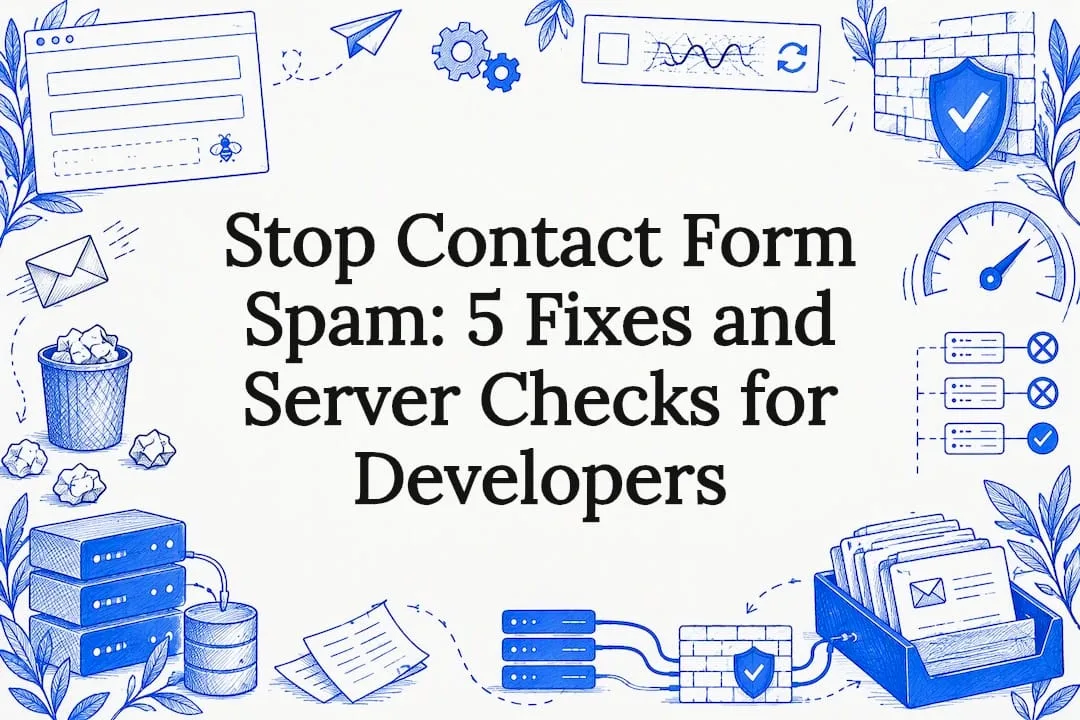 Stop Contact Form Spam: 5 Fixes and Server Checks for Developers